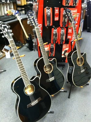 New shipment of guitars