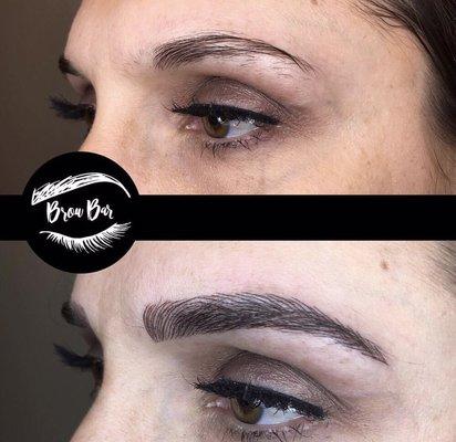 No brows? No problem! Microblading last 8-16 months