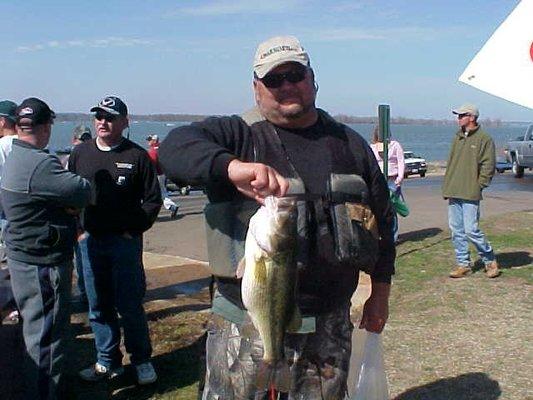 Just a 5.74lb bass caught on Millwood Lake!