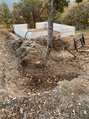 New greenhouse foundation