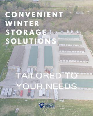 Did you know that Hawkeye Storage provides convenient winter storage solutions tailored to your needs? Call for more info!