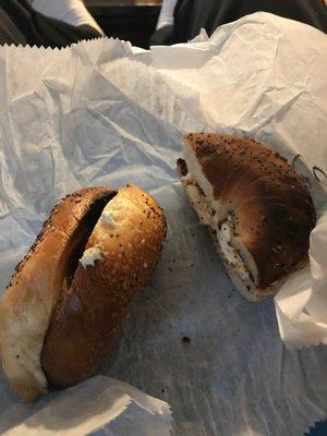 They burnt my everything bagel, overall it is terrible.