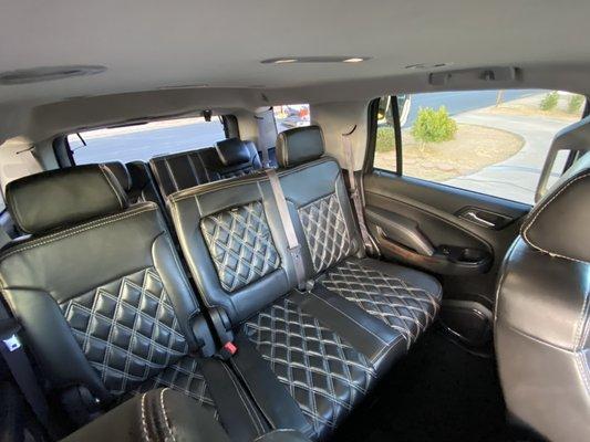 We do interior with leather cleaning and conditioner!