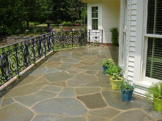 Stone patio