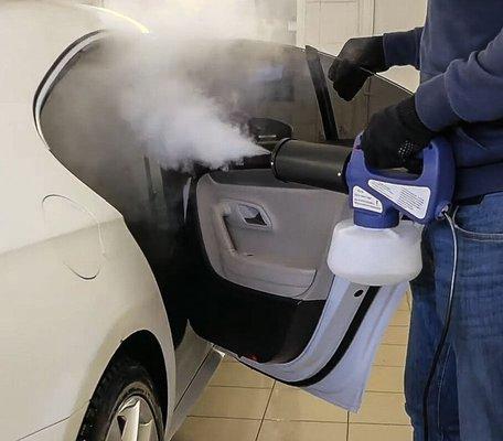 Car ozonation. 
1. Mold control
2. Odor removal
3. Bacteria, vituses, allergens removal
4. AC system cleaning