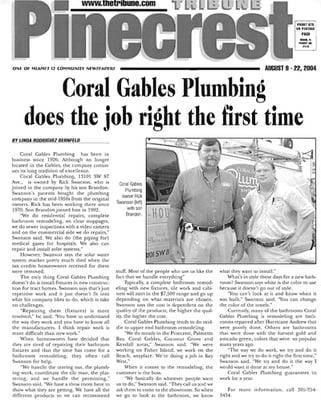 Coral Gables Plumber