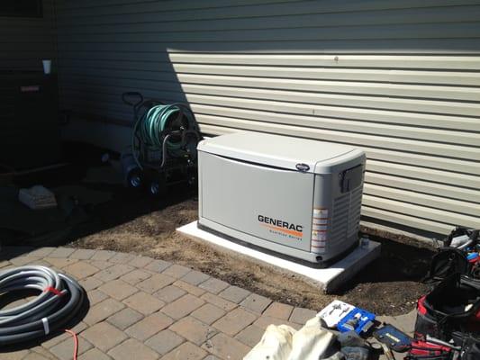 1 more person in NJ that will never have to worry about losing their power again! 20kw Home Backup Generator