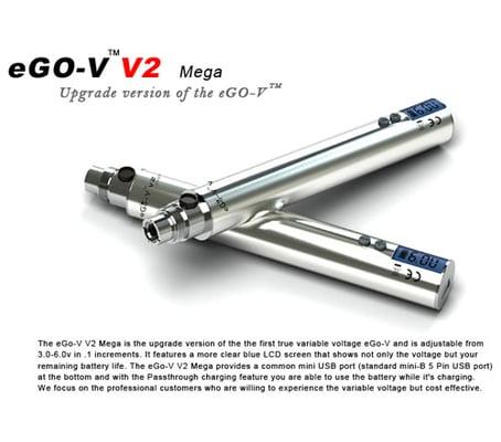 ego v v2 mega  variable voltage available n in stock