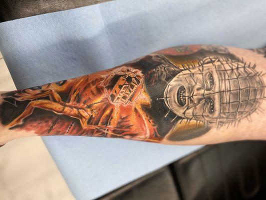 Hellraiser section of the sleeve