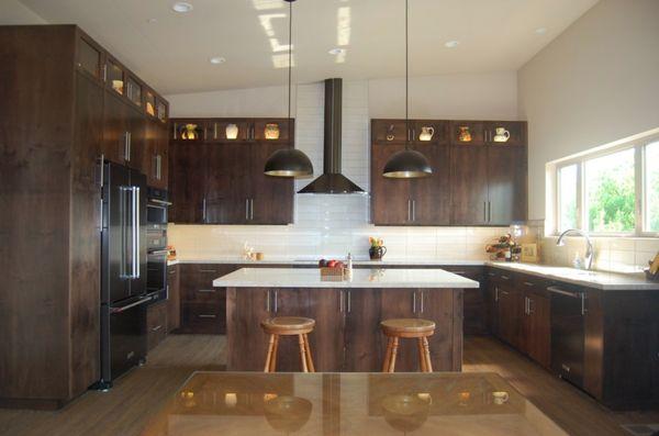 Modern Lake House Kitchen - custom