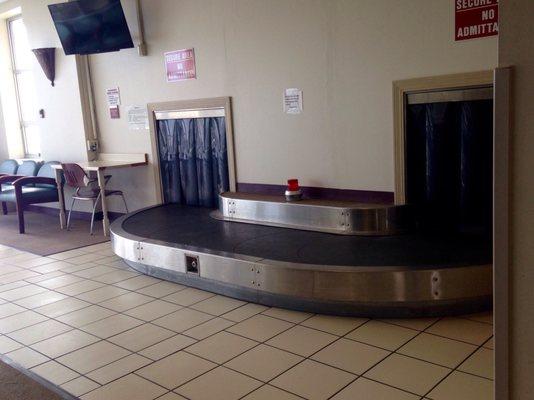 Tiniest baggage claim ever made