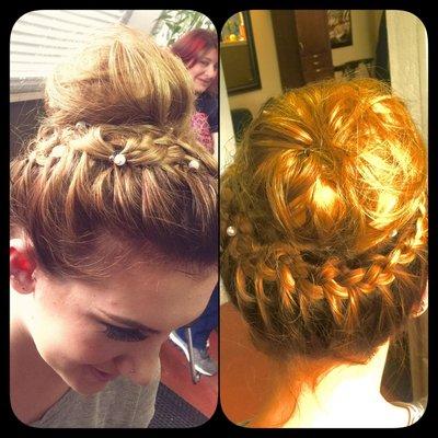 prom updo