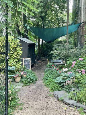 Greenery and flowers