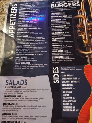 Menu Side 1