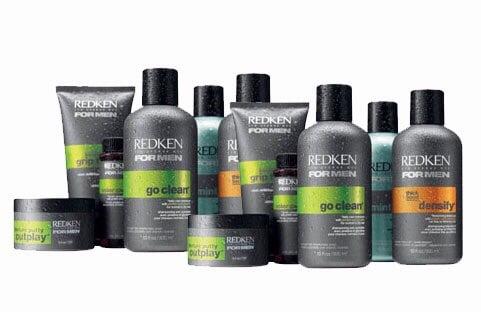 Redken for men is carried here.