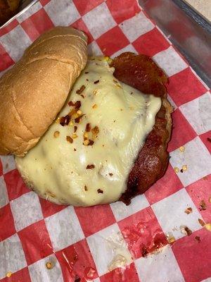 Pork Roll and Cheese on Kaiser