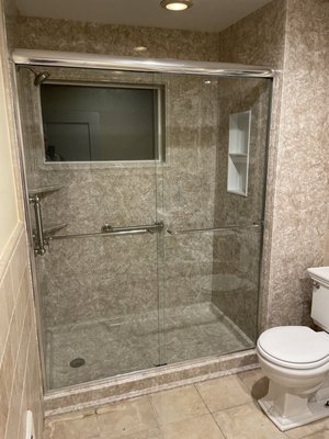 Our new shower.