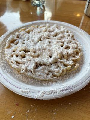 Delicious funnel cake.