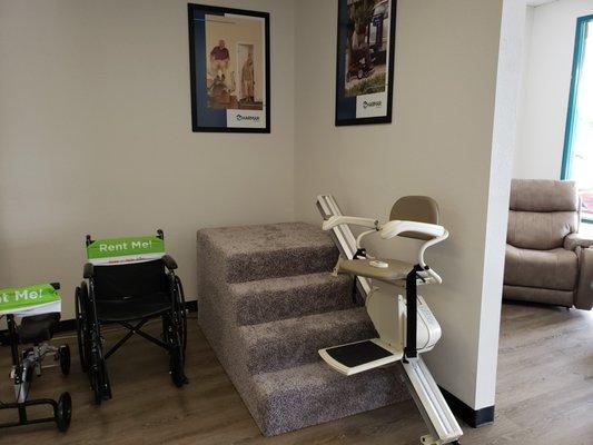 Come in today and let us help you customize a stairlift.