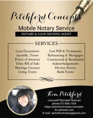 Pitchford Notary Concepts