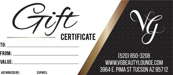 We are very generous with our work !! Buy a $20.00 gift certificate and you get one for you complimentary