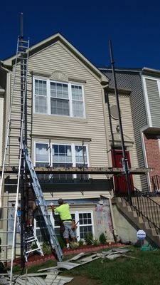 Sept 2017 - (Woodbridge, VA)
 Siding Replacement 
 CertainTeed Mainstreet Vinyl Siding in Heritage Cream