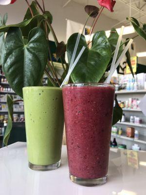 Organic smoothies