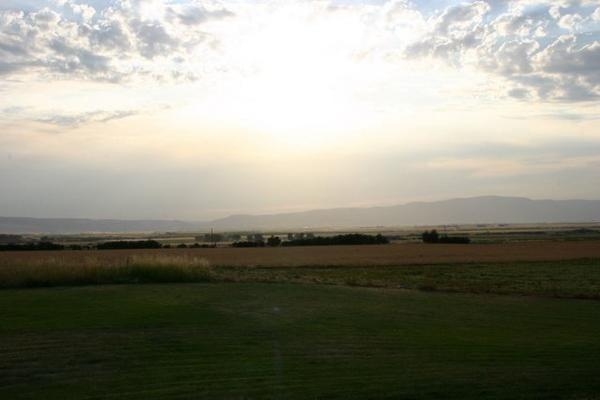 the view from behind the building