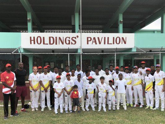 QUCA under 16 team in Jamaica