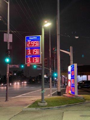 Gas prices backwards, but I'll happily pay $3.13 for Supreme!