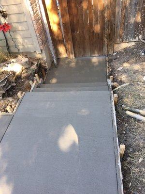 Part 3 steps to back driveway