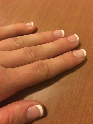 Gel French manicure