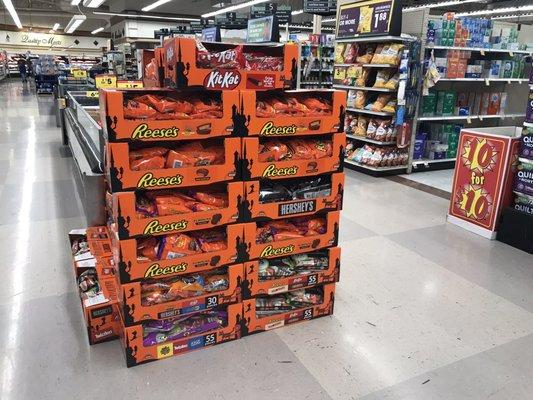 The Halloween candy is out and it's not October yet!