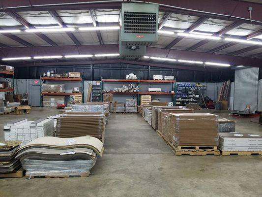 Our warehouse stocks all flooring options at discount prices.