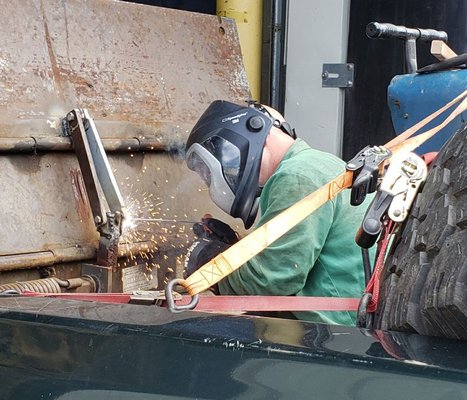 Repairing loading dock for major business