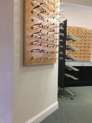 Glasses displays