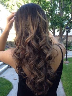 Beautiful ombré highlights!