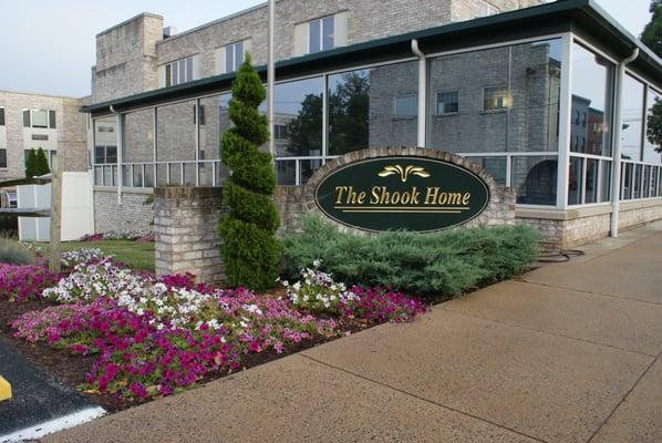 The Shook Home, continuing care retirement community.