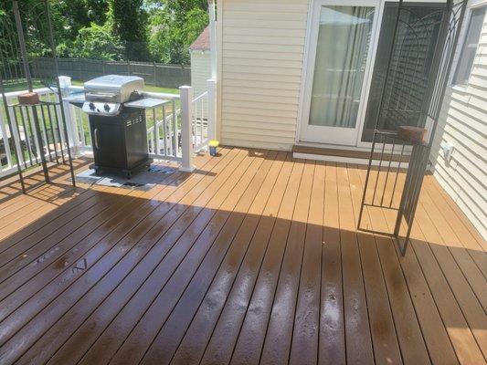 Deck wash