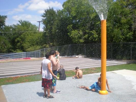 Our on-site water tower is popular during the hot summers