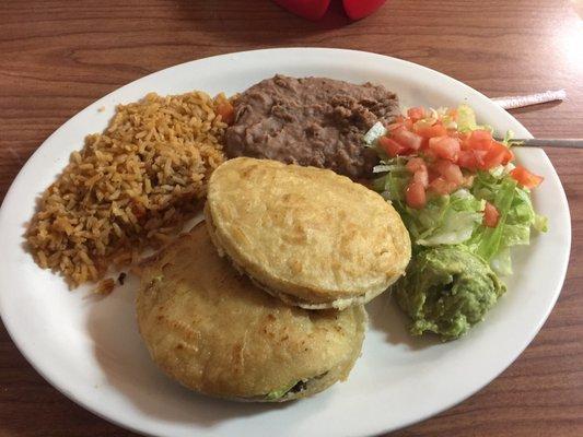 Beef Fajita Gordita Plate!! Delicious!!