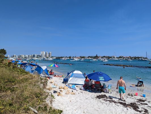 busy beach!