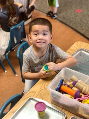 Today was my God son LimLim's first day of preschool 8/8/2018