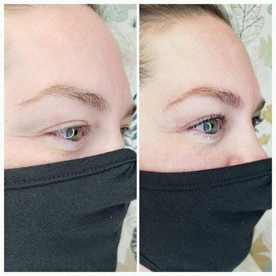 Lash lift + tint service