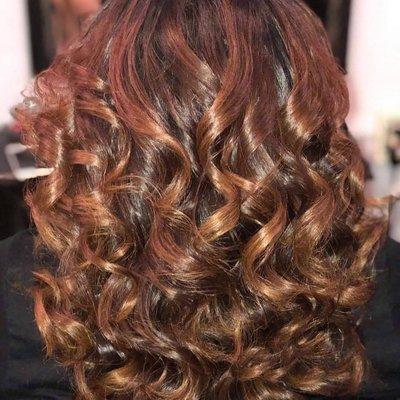 Perfection... shiny colors and perfect curls