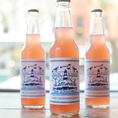 We collaborated with Green Bee, a Maine soda company to create a fresh, tart lemonade made with Maine blueberries and sweetened with honey.