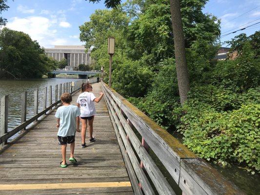 Taking a long walk on this beautiful summer day!