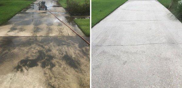 A professional job can make your driveways look NEW!!!