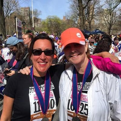 Next Level ladies doing the NY Half