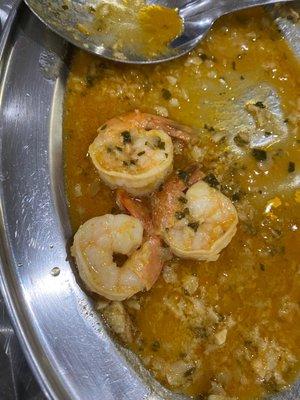 Camarao alinho Garlic shrimp